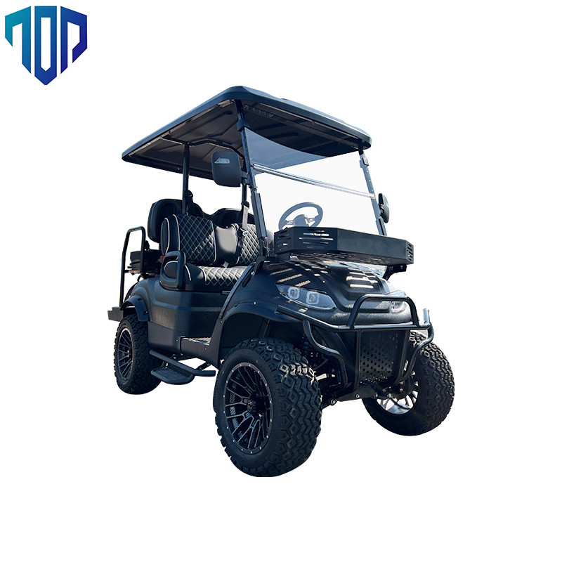 OEM / ODM 4 Seater Golf Cart 48V 5KW Carbon Fiber Dashboard