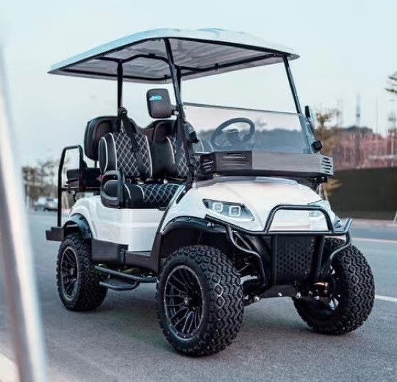 Customizable Color High End Upgradeable TOP Golf Car EV2 25mph 48V