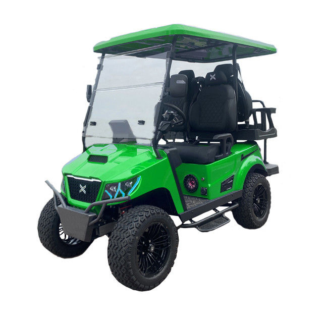 โรงงานจีน Custom New 4 Seats Club Car แบตเตอรี่ทํางานกอล์ฟคาร์ต กอล์ฟไฟฟ้า บุ๊กกี้