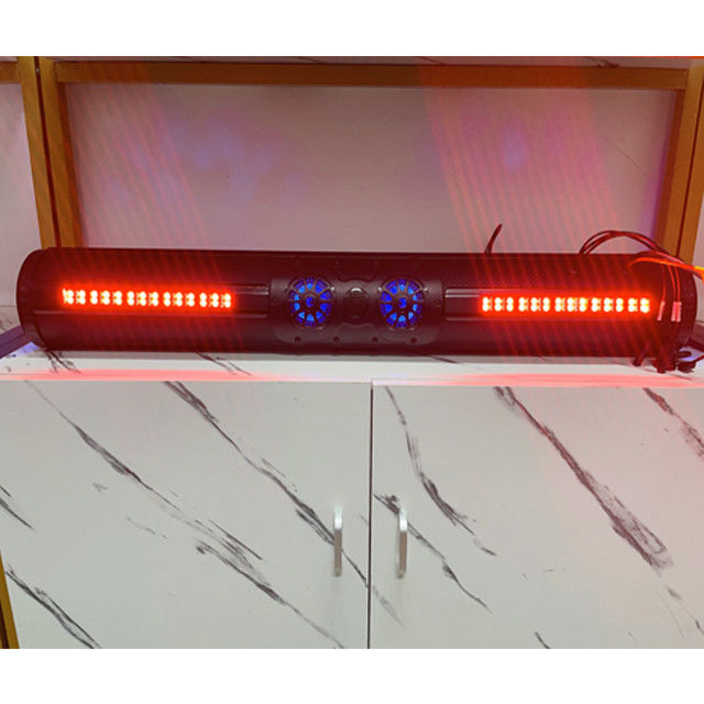 ภายนอก แอมพลิเฟียร์ ATV UTV กอล์ฟคาร์ท BT Connector 8 Speaker Soundbar กันน้ําด้วยไฟ LED 500 วัตต์
