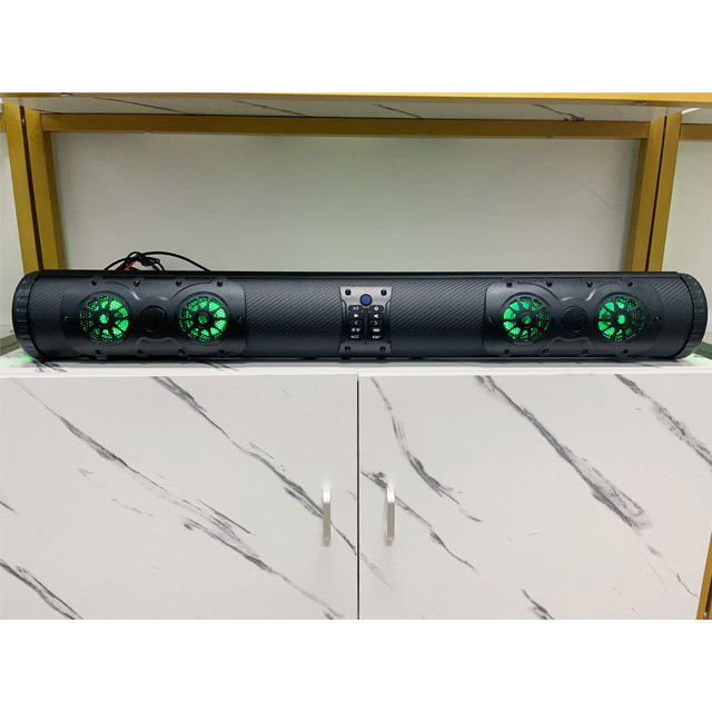 ภายนอก แอมพลิเฟียร์ ATV UTV กอล์ฟคาร์ท BT Connector 8 Speaker Soundbar กันน้ําด้วยไฟ LED 500 วัตต์