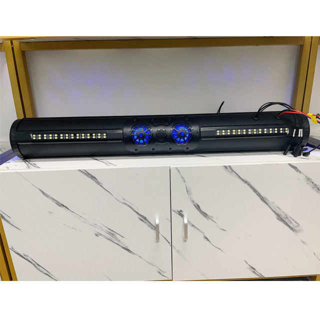 ภายนอก แอมพลิเฟียร์ ATV UTV กอล์ฟคาร์ท BT Connector 8 Speaker Soundbar กันน้ําด้วยไฟ LED 500 วัตต์