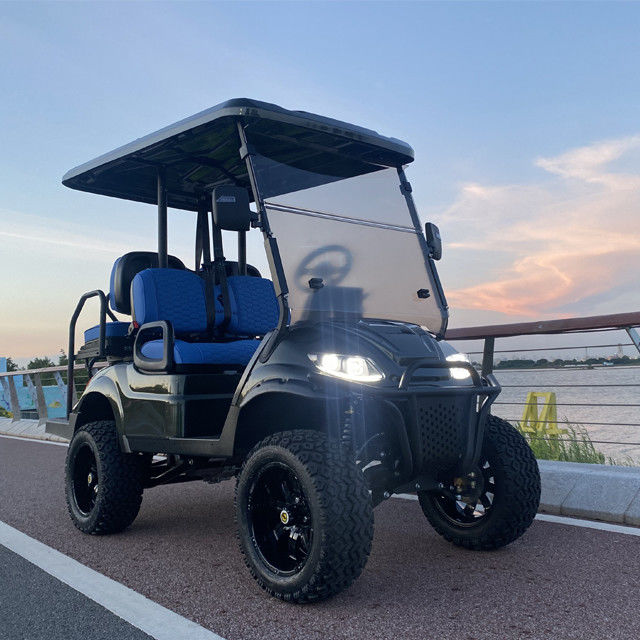 เทรนด์ล่าสุด 48V 62V 72V 5KW7.5KW มอเตอร์ 4 ที่นั่ง คาร์ทกอล์ฟใหม่