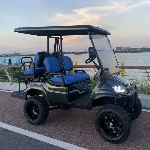 เทรนด์ล่าสุด 48V 62V 72V 5KW7.5KW มอเตอร์ 4 ที่นั่ง คาร์ทกอล์ฟใหม่