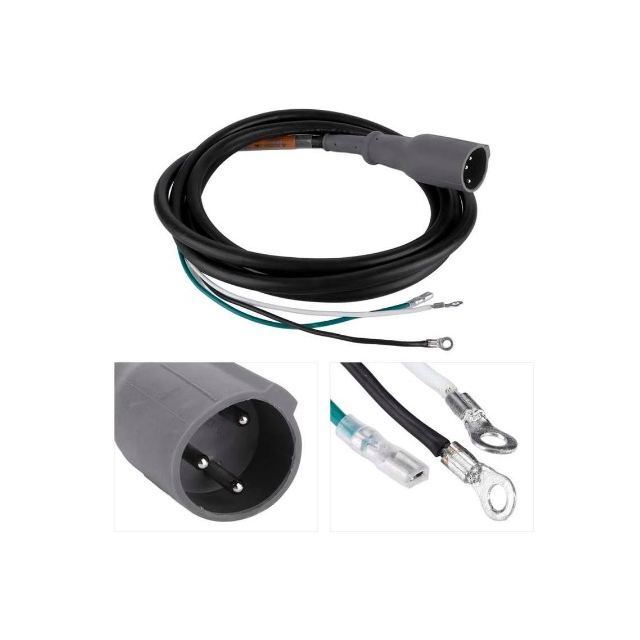 โป๊ชาร์จ 48 วอลต์สําหรับรถคลับ DS & Previousent 1, 3-Pin Male Plug With DC Cordset, แทน OEM# 101828901 103429001 101128901