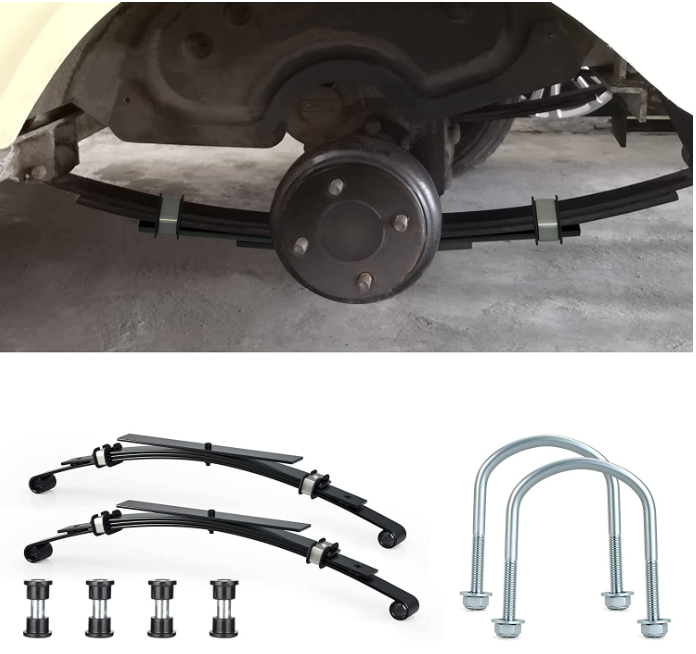 ชุดสปริงหลัง 4 ใบแบบ Heavy Duty พร้อมกระโปรงและแขนสําหรับรถสโมสร DS Golf Cart 1014675
