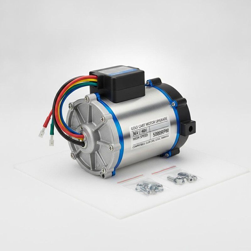 รถกอล์ฟมอเตอร์ 36V 48V อัพเกรด Club Car EZGO Yamaha ความเร็วสูง 5000RPM