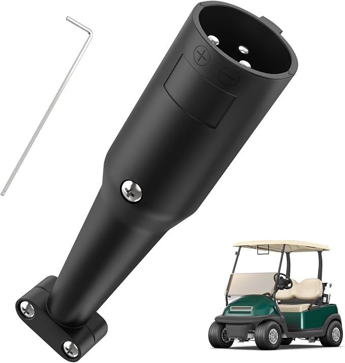 Club Car 48V ปลั๊กสายไฟ 101828901 OEM เปลี่ยนแม่พิมพ์ยางที่อยู่อาศัยปลั๊กเปลี่ยนเท่านั้น